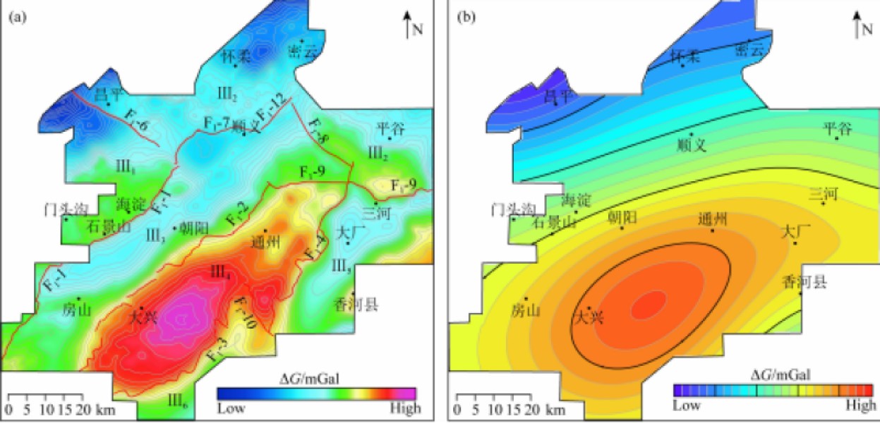 平原地区断裂构造重力异常识别研究